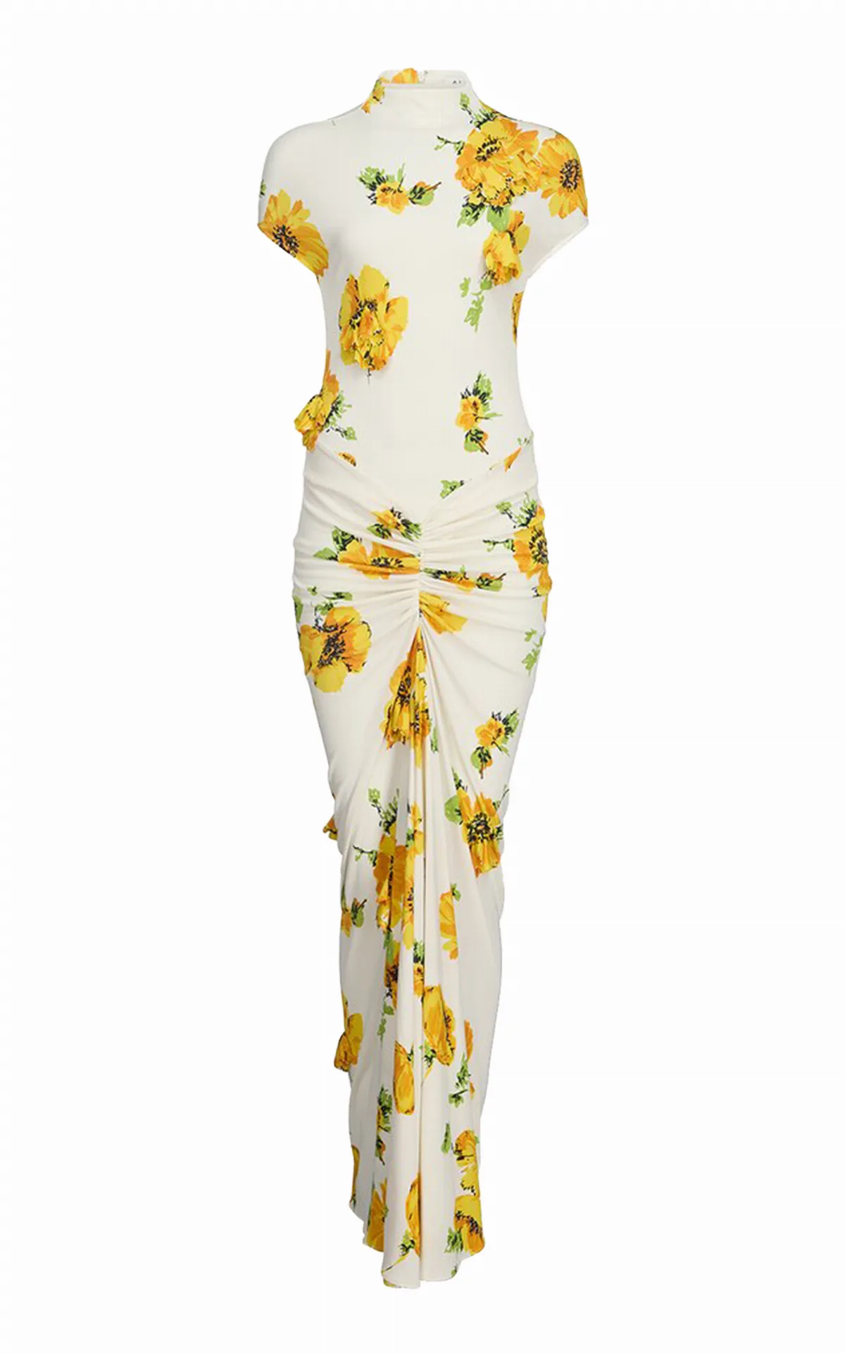 Draped Jersey Maxi Dress