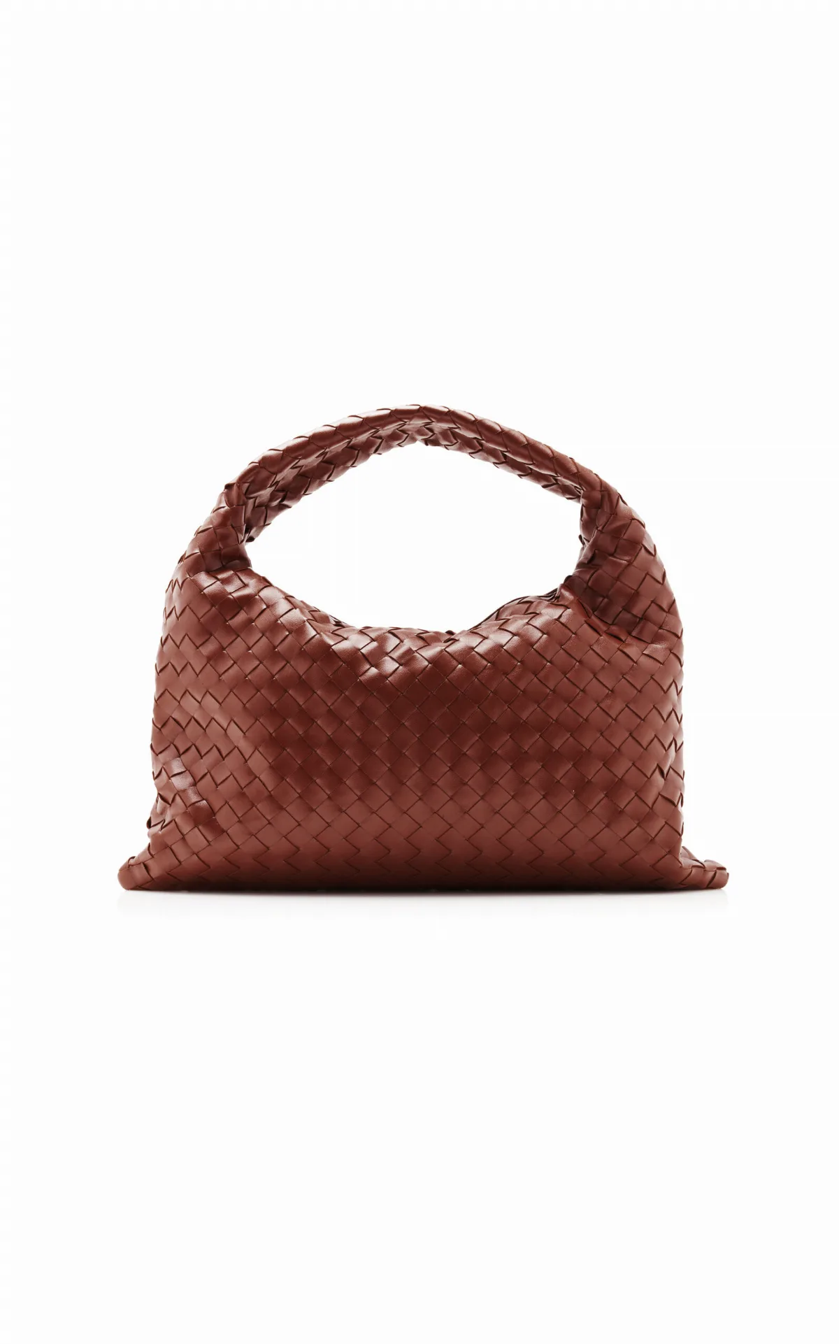 Small Hop Intrecciato Leather Bag