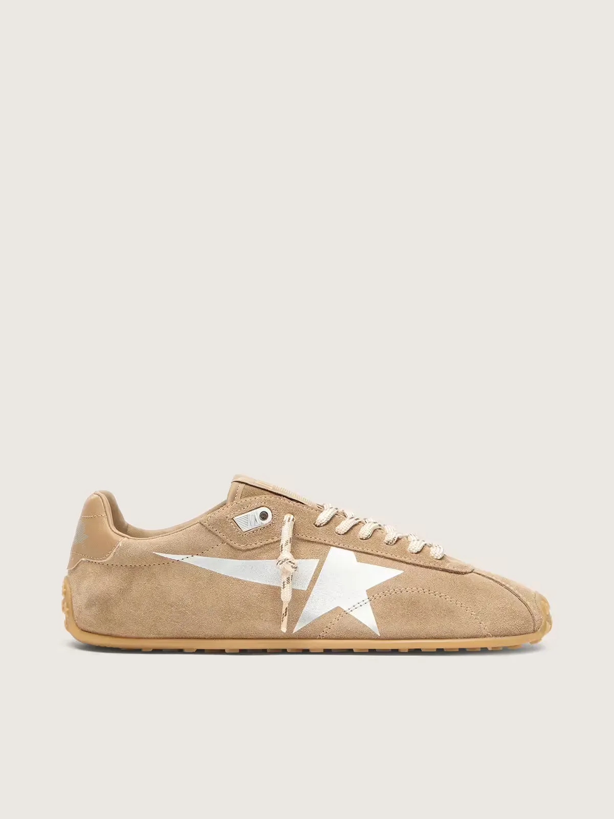 Marathon Speed with Tobacco Suede Upper and Silver Star