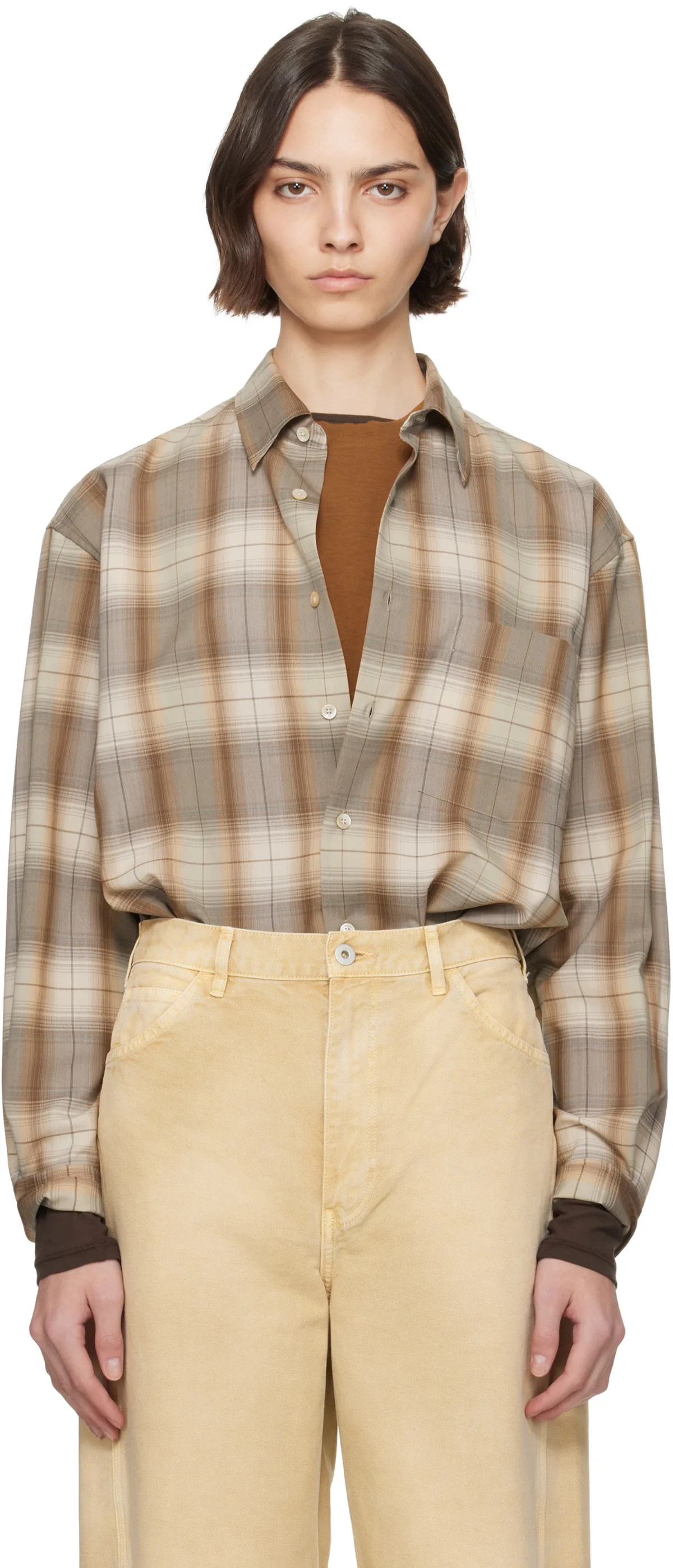 Super Light Wool Check Shirt