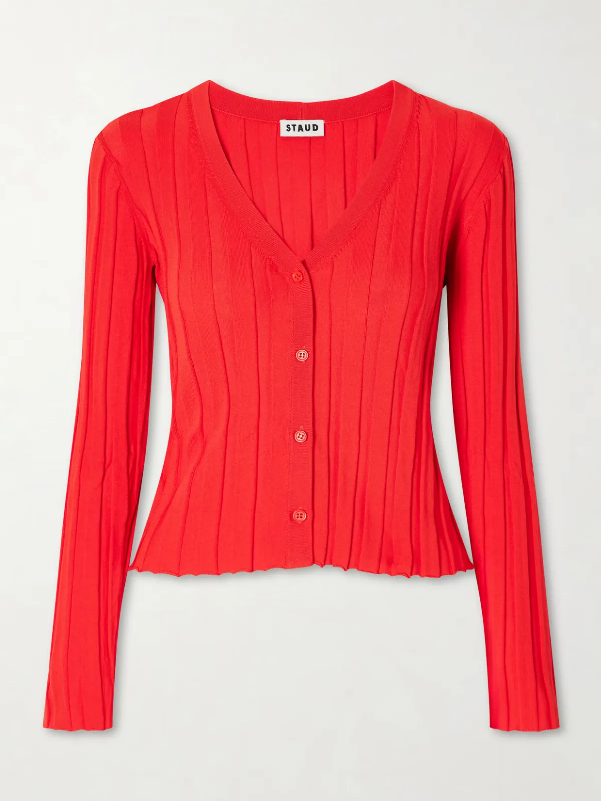 Ezra Ribbed Jersey Cardigan
