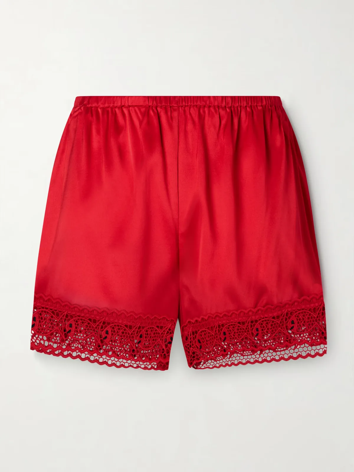 STAUD + Da Adolfo Paddle Silk Shorts