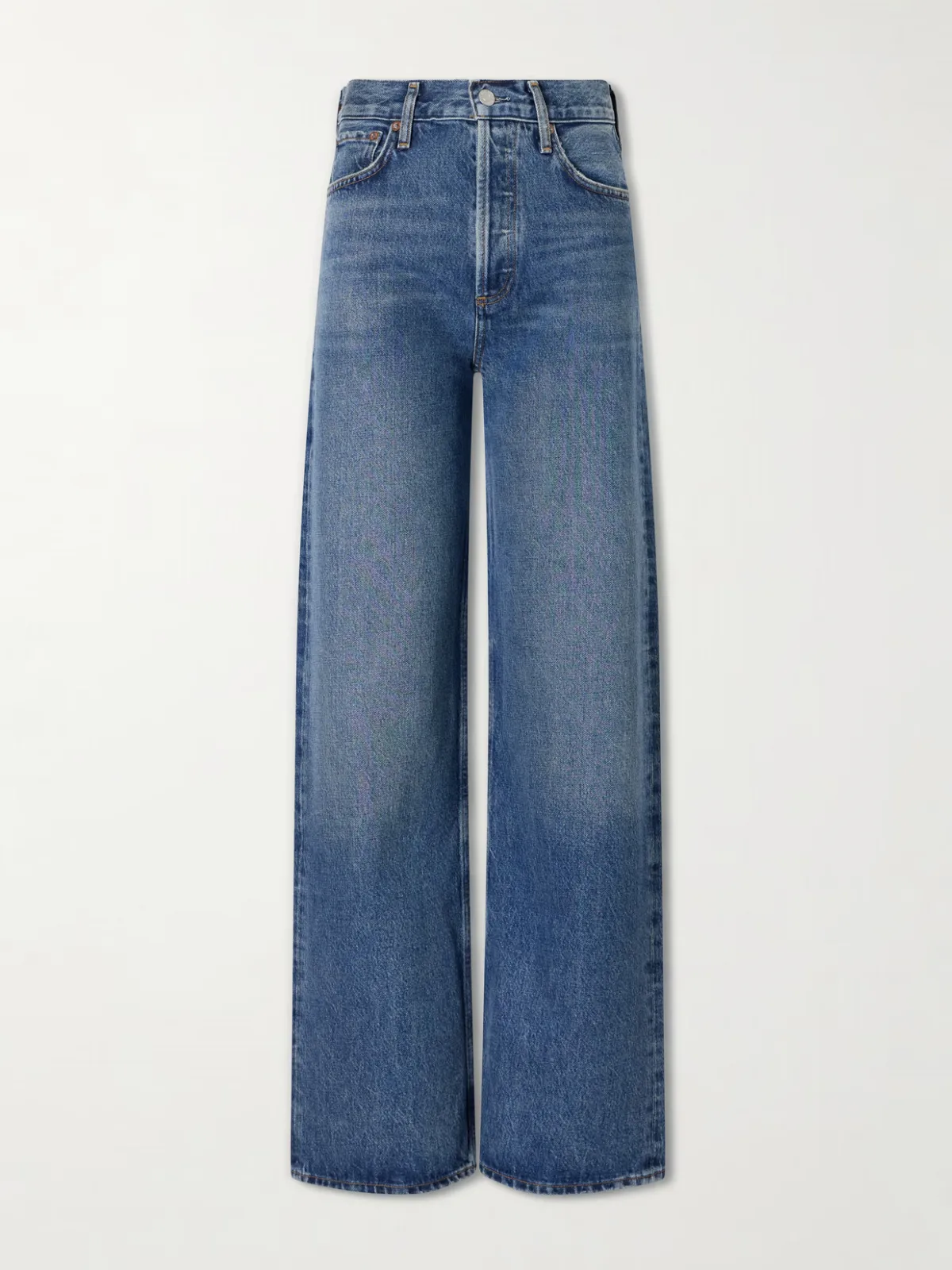 Ren Long High-Rise Wide-Leg Jeans