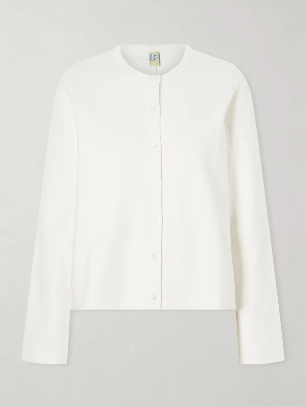 Poppy Organic Cotton-Jersey Cardigan