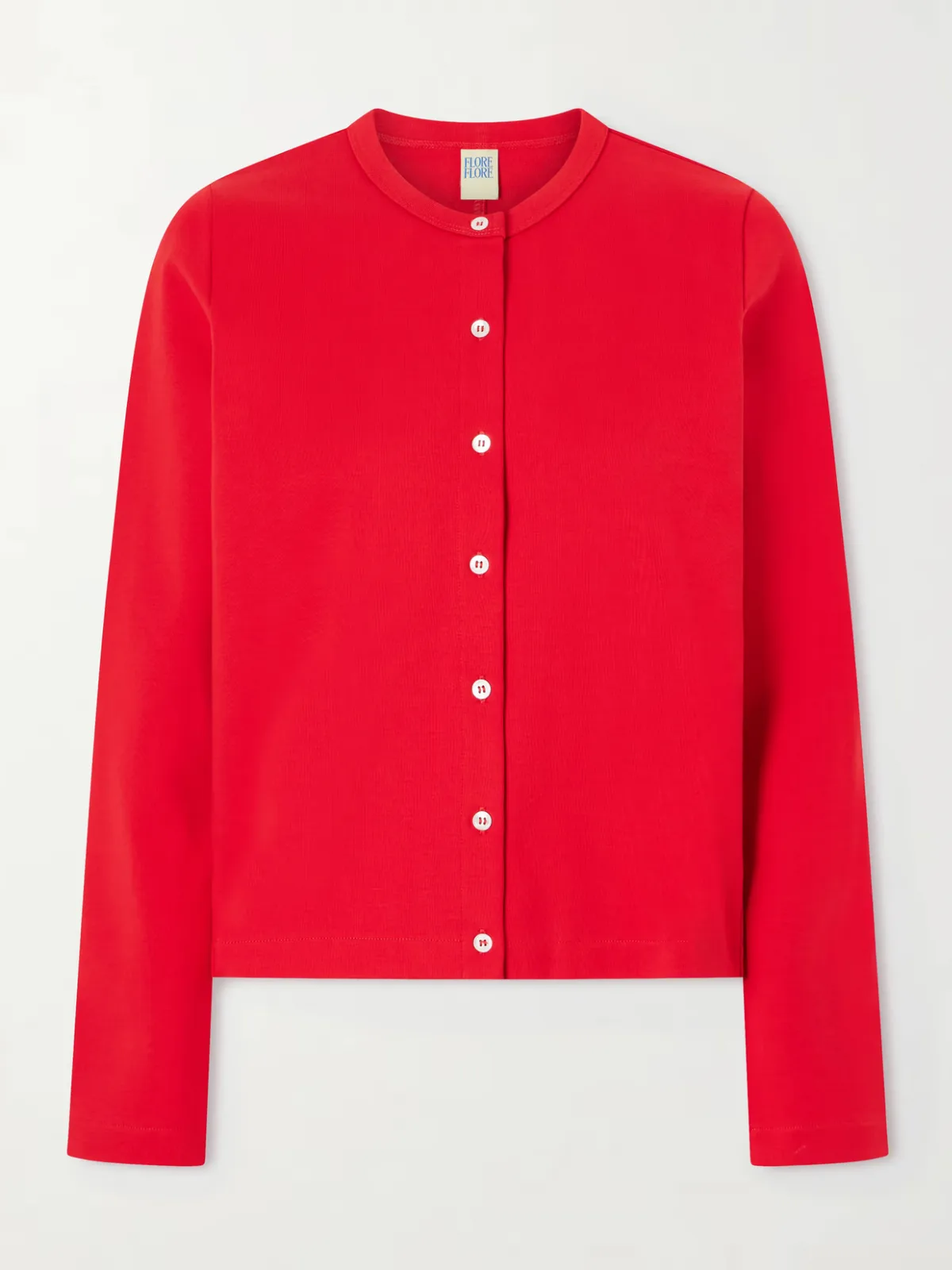 Poppy Organic Cotton-Jersey Cardigan