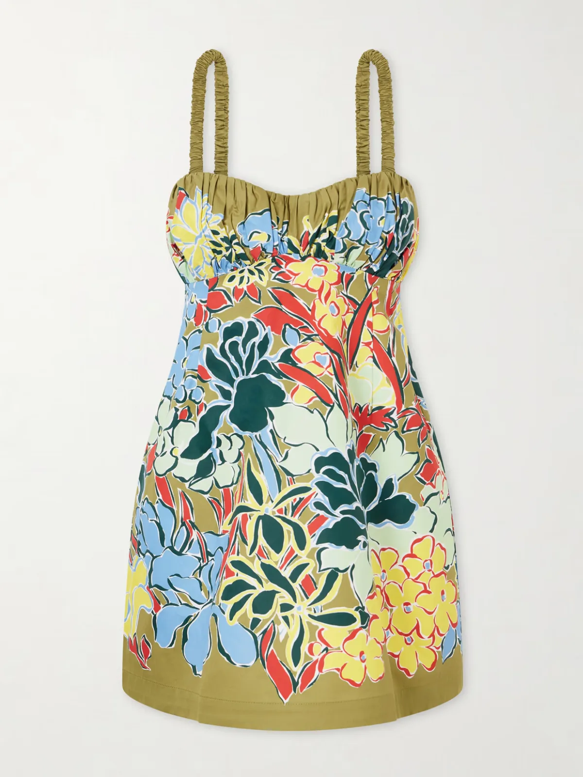 Solstice Printed Organic Cotton Mini Dress