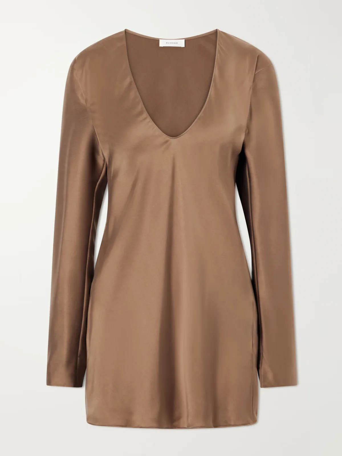 Syros Silk-Blend Satin Blouse