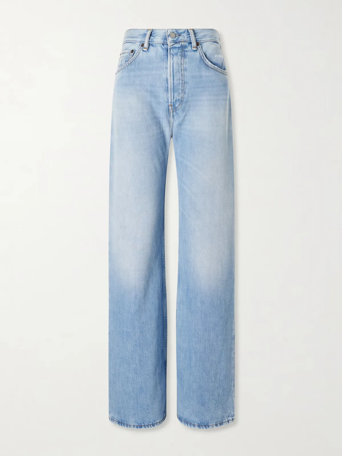 2021f Mid-Rise Straight-Leg Jeans