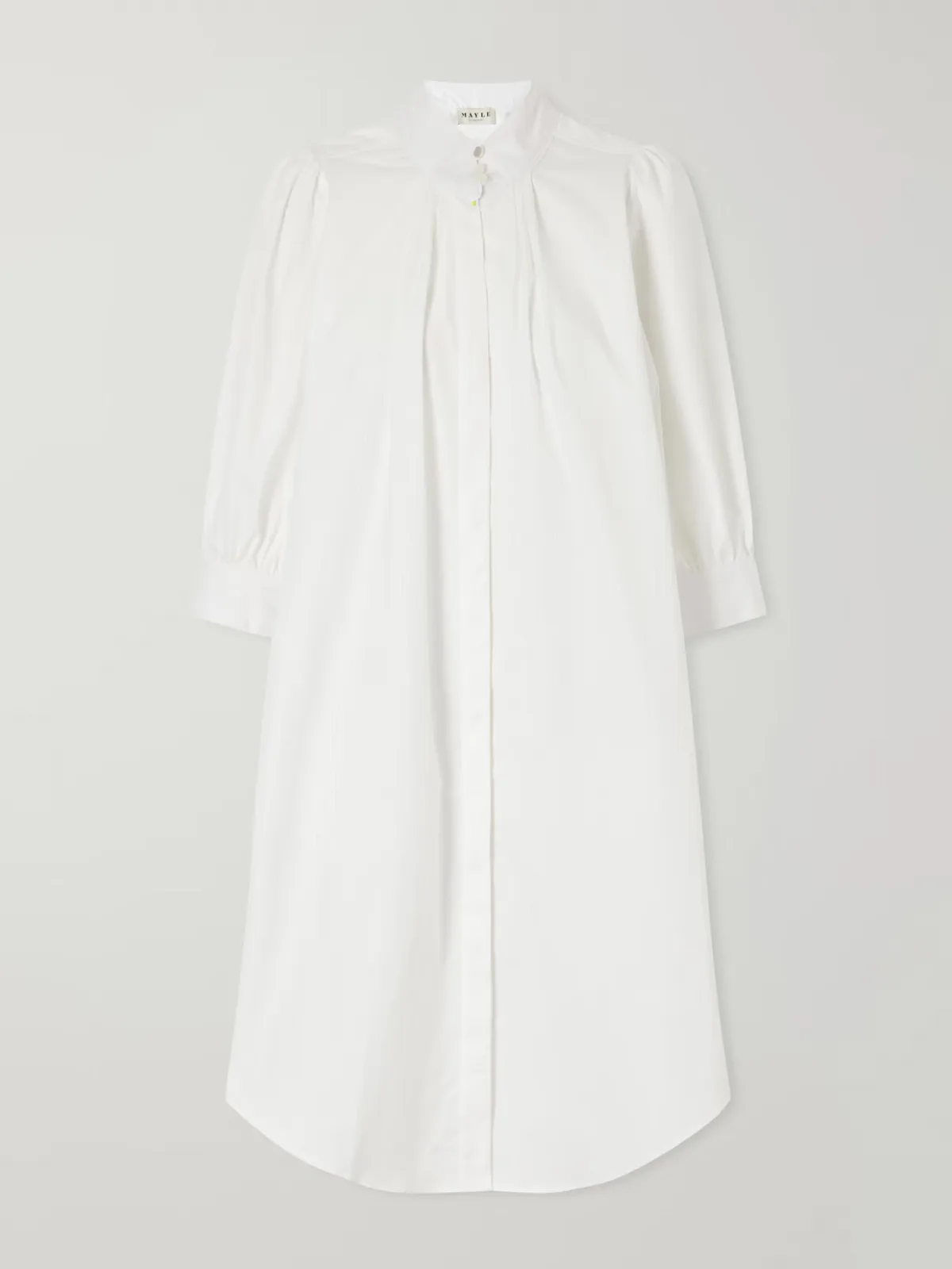 Valdi Cotton Jacquard-Poplin Midi Dress
