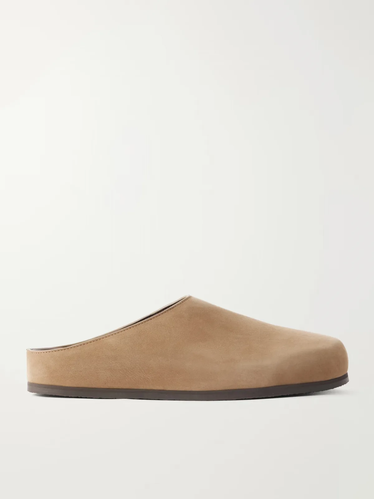 Wearing Suede Slip-Ons
