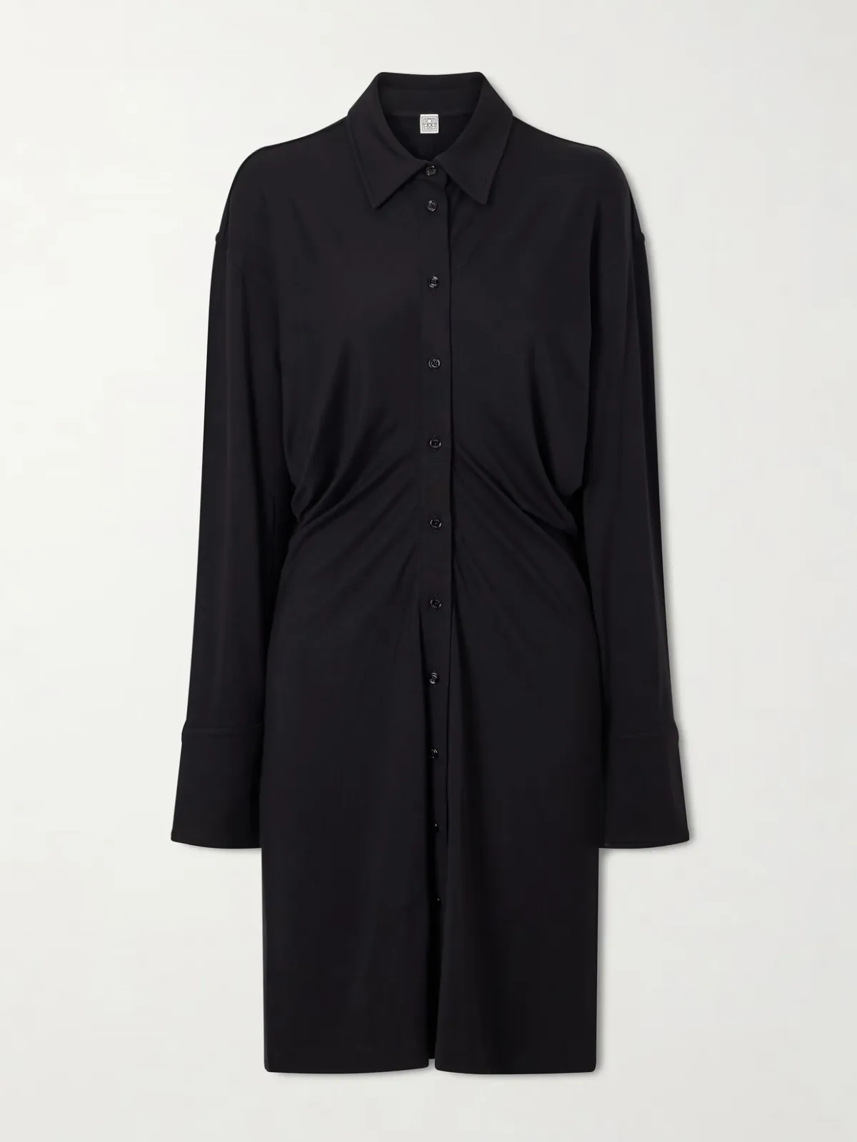 Slouch Draped Jersey Midi Dress