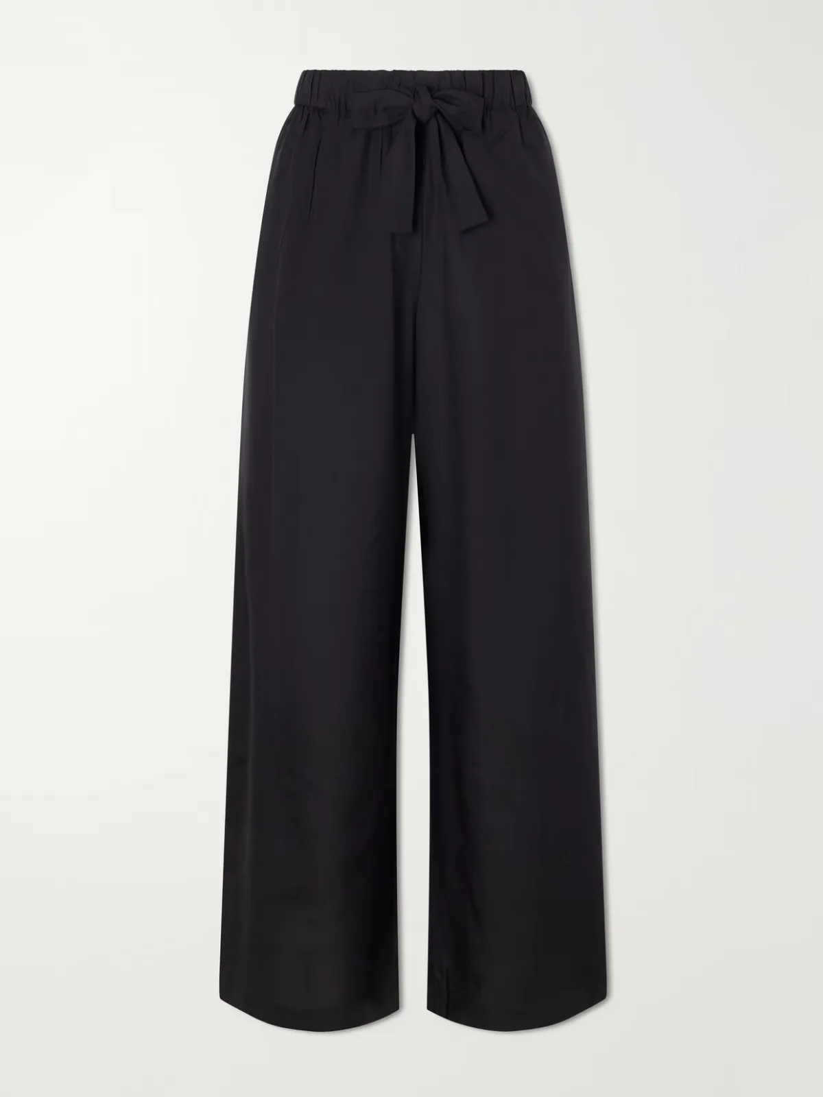 Silk Wide-Leg Pants