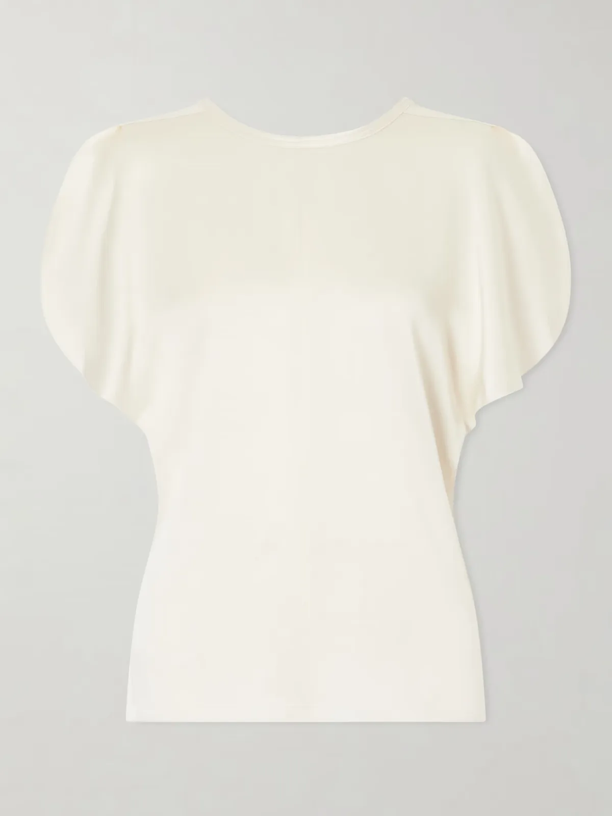 Bela Draped Satin Blouse by Victoria Beckham