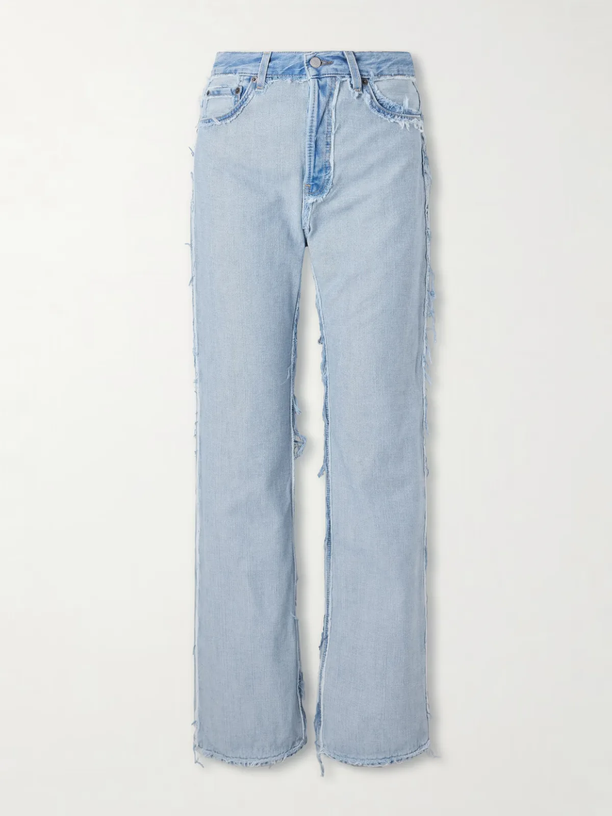 Pazer Mini Skeleton Straight-Leg Jeans