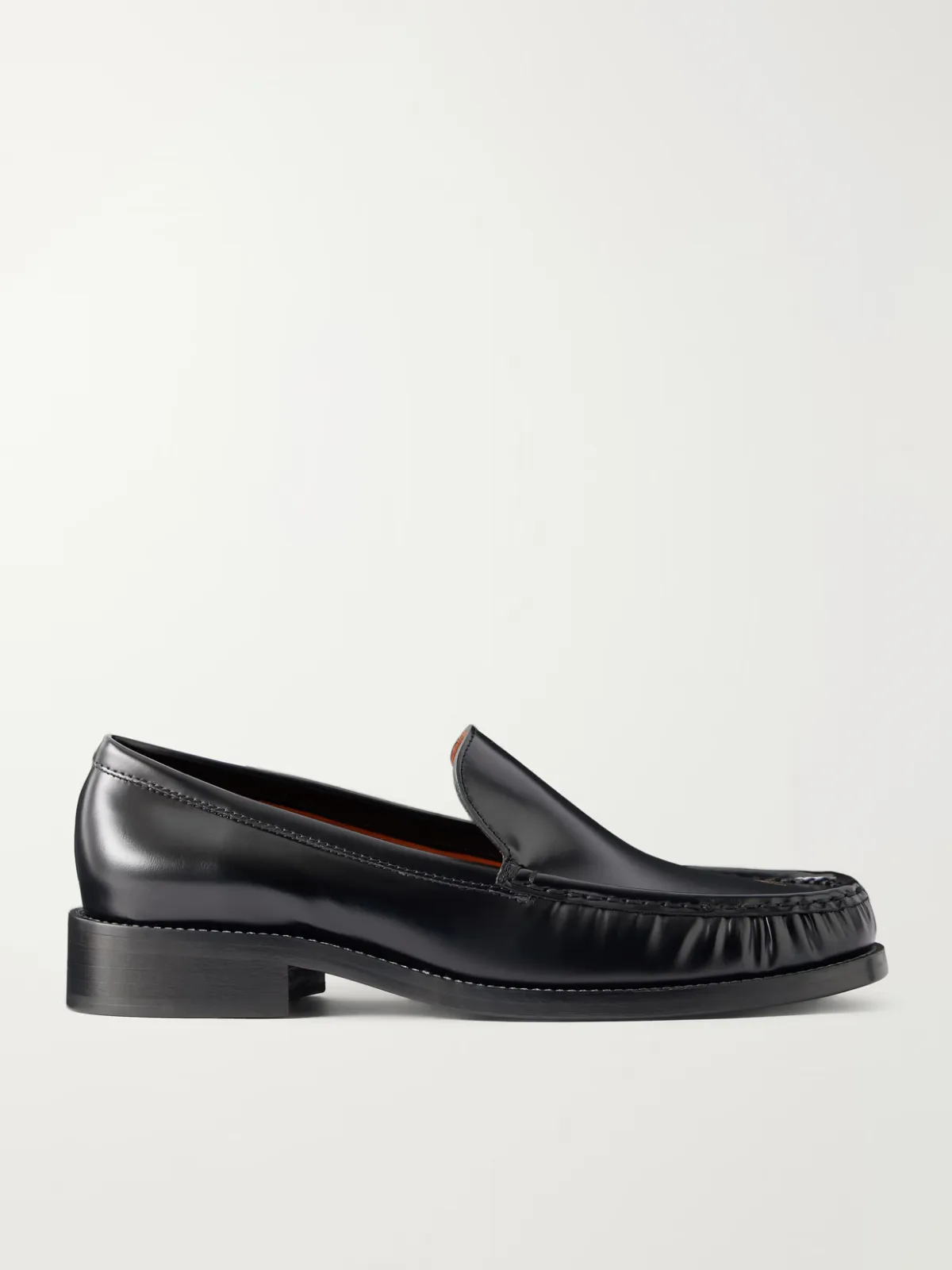 Boafer Debossed Leather Loafers