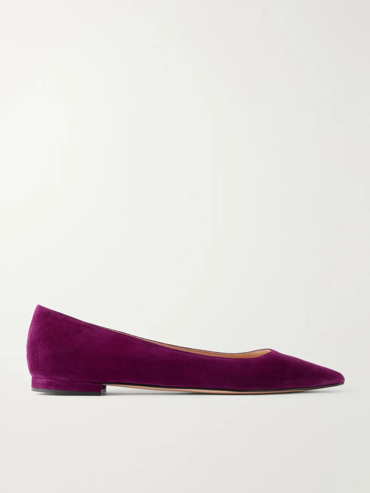 Gianvito Suede Ballet Flats