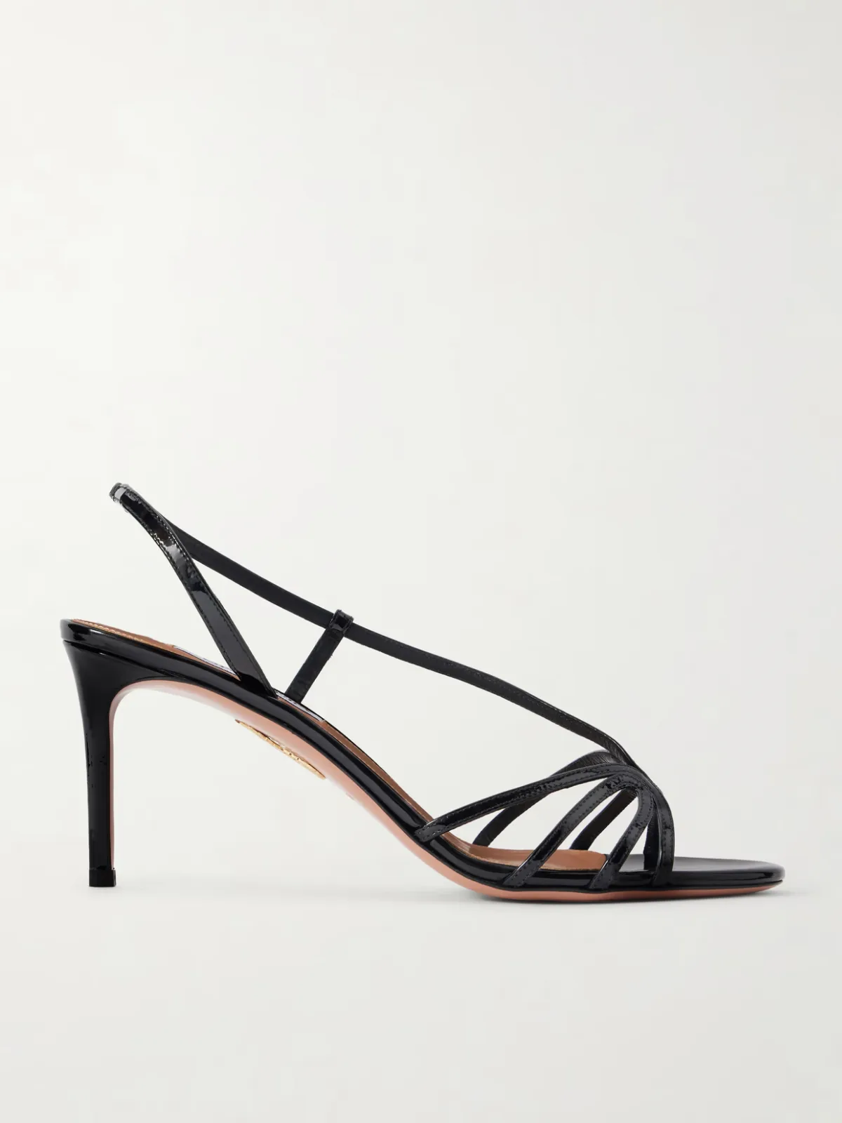 Talk to Me 75 Patent-Leather Slingback Sandals