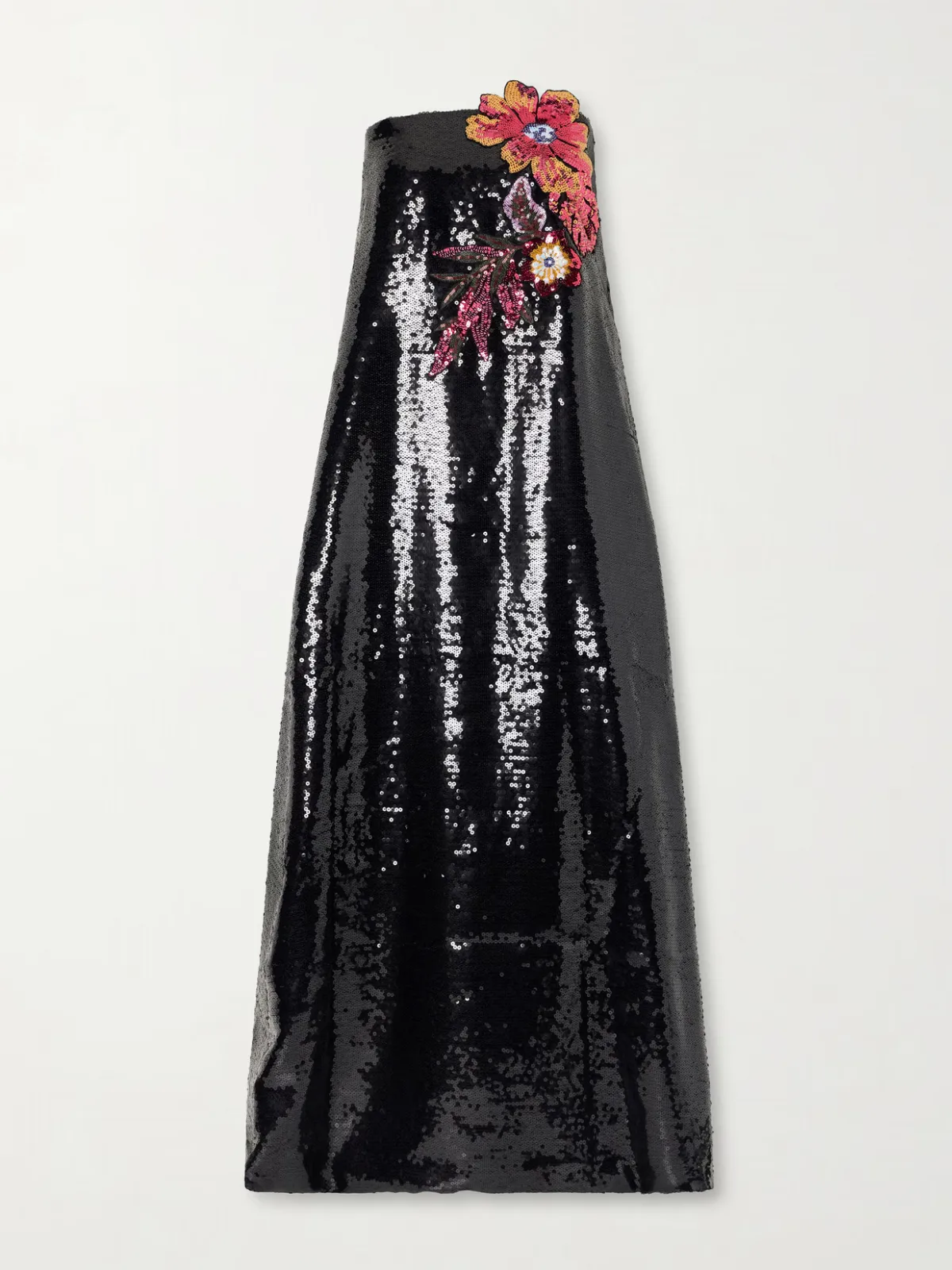 Sequined Organza Gown