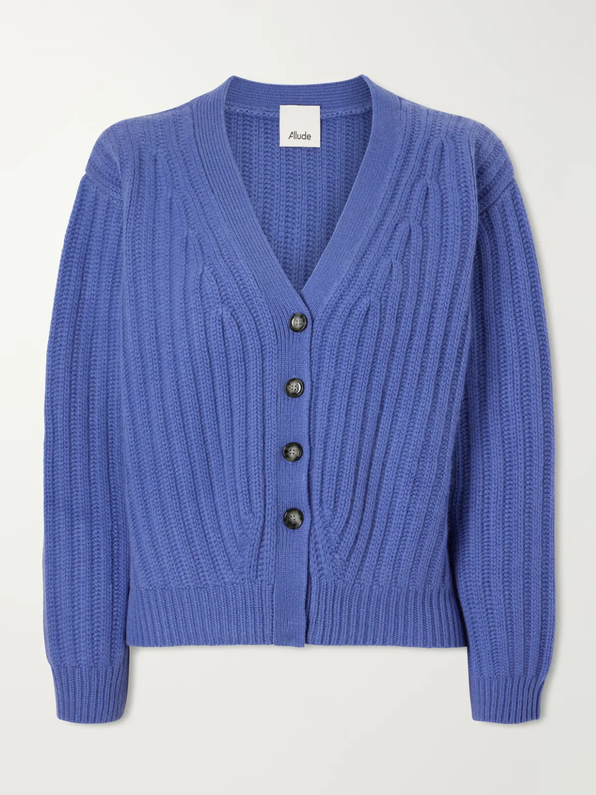 Ribbed Cashmere Cardigan