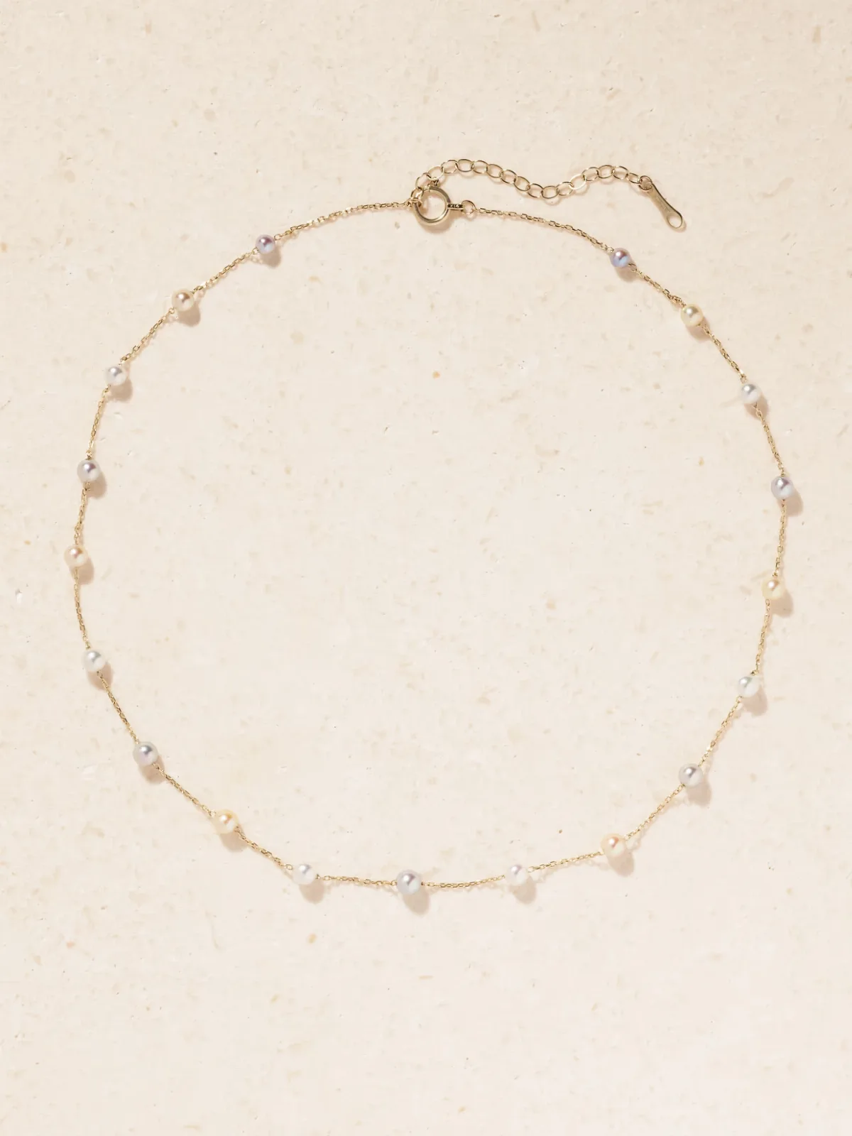 14-Karat Gold Pearl Necklace