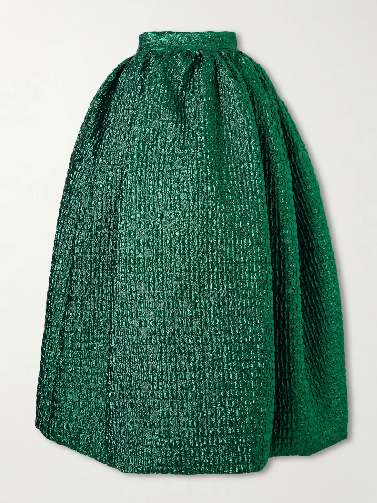 Cloqué Maxi Skirt