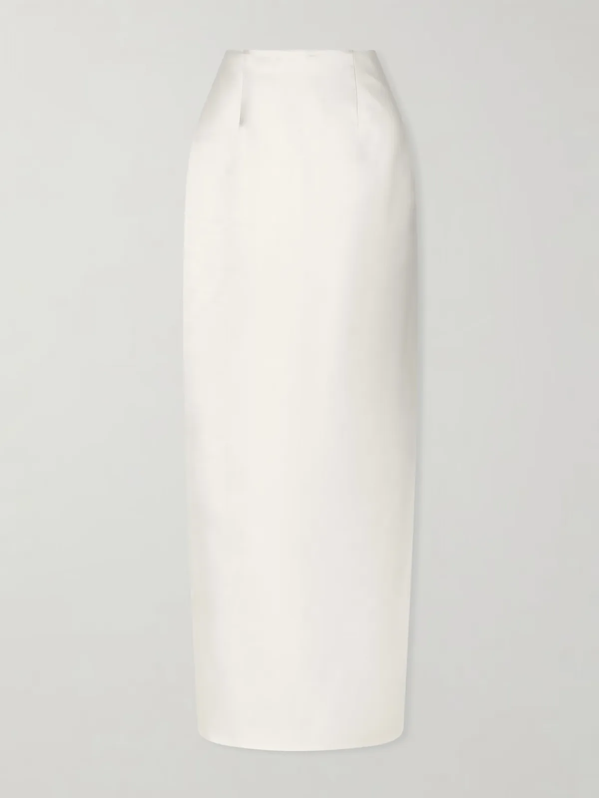 Tristan Silk and Wool-Blend Satin Maxi Skirt