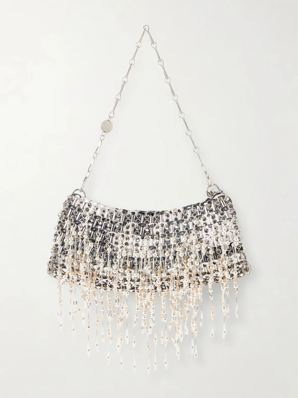 Sac a Main Beaded Chainmail Shoulder Bag