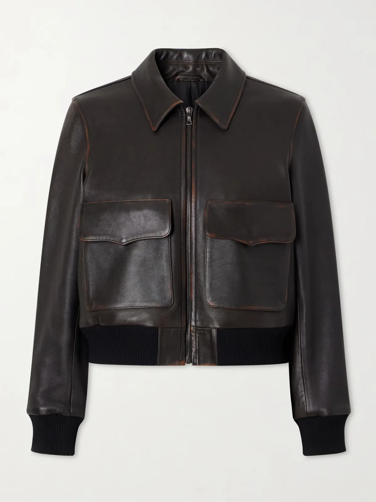 Redley Leather Bomber Jacket