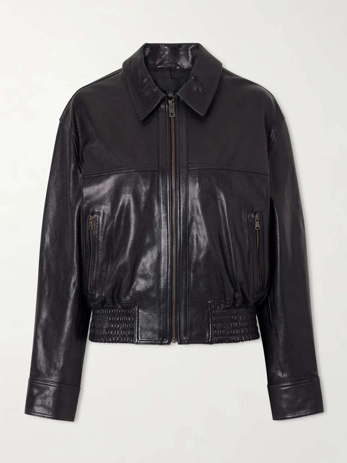 Aime Leather Bomber Jacket