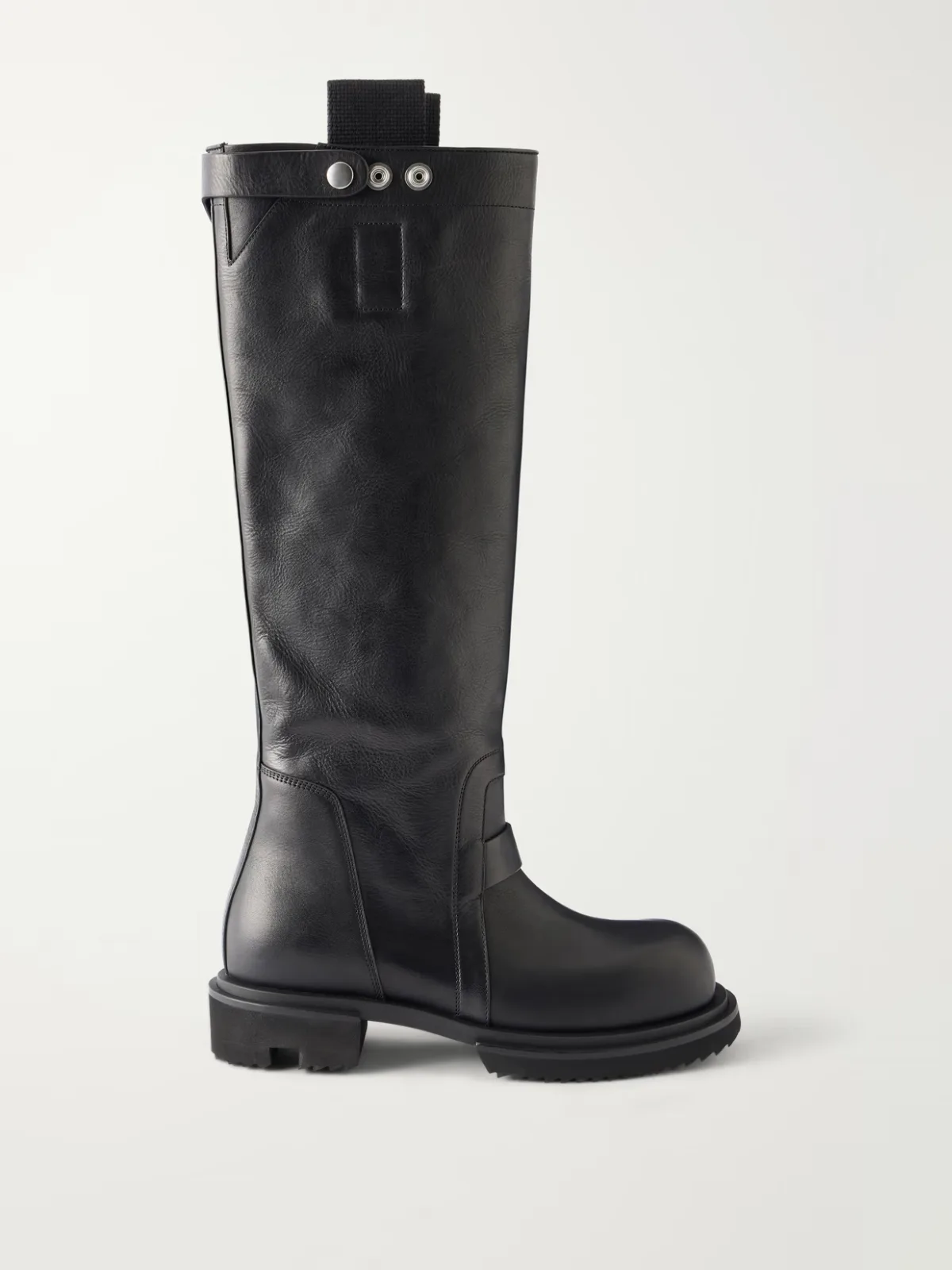 Leather Knee-High Boots