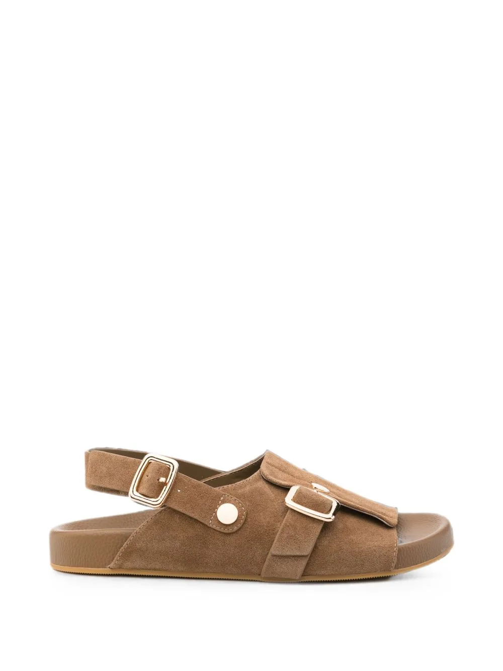 Buckle-Fastening Slingback Sandals