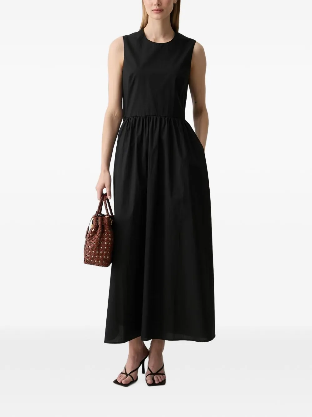 Cut-Out Sleeveless Maxi Dress