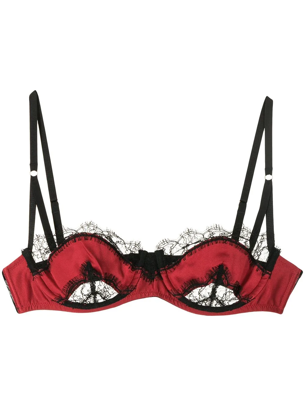 Balconette Lace Silk Bra
