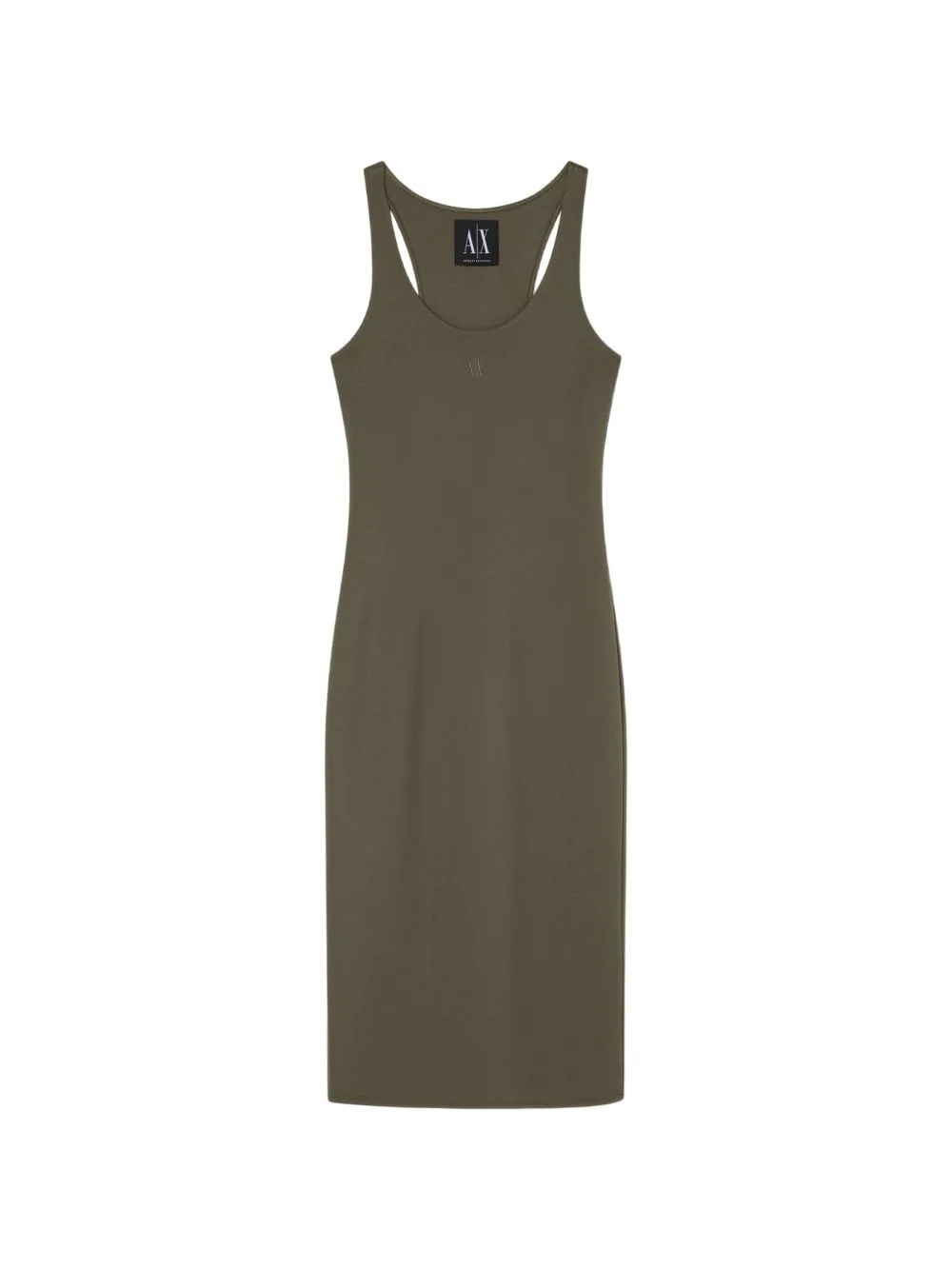 Midi Icon Logo-Embroidered Dress