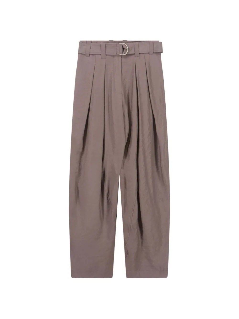 Belted Pleated Trousers