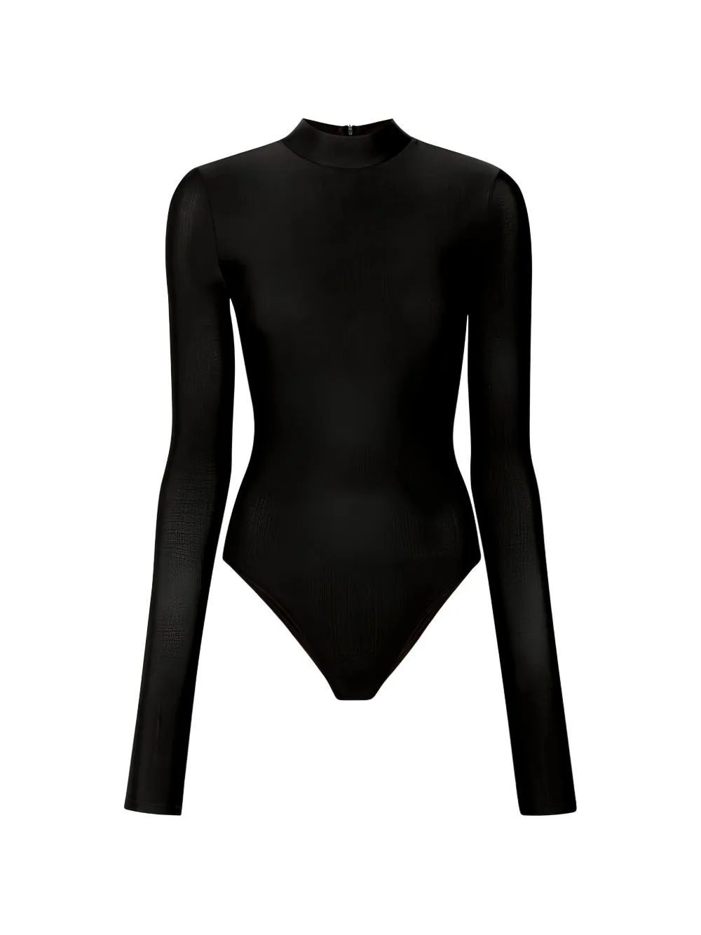 Mock-Neck Long-Sleeve Bodysuit