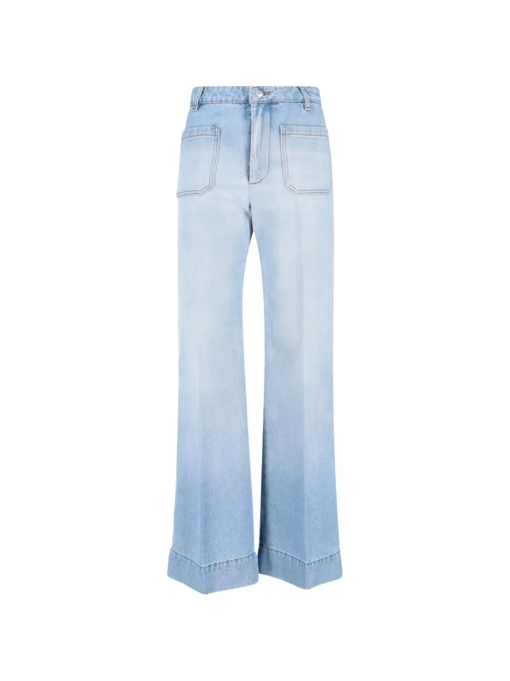 Patch-Pocket Jeans