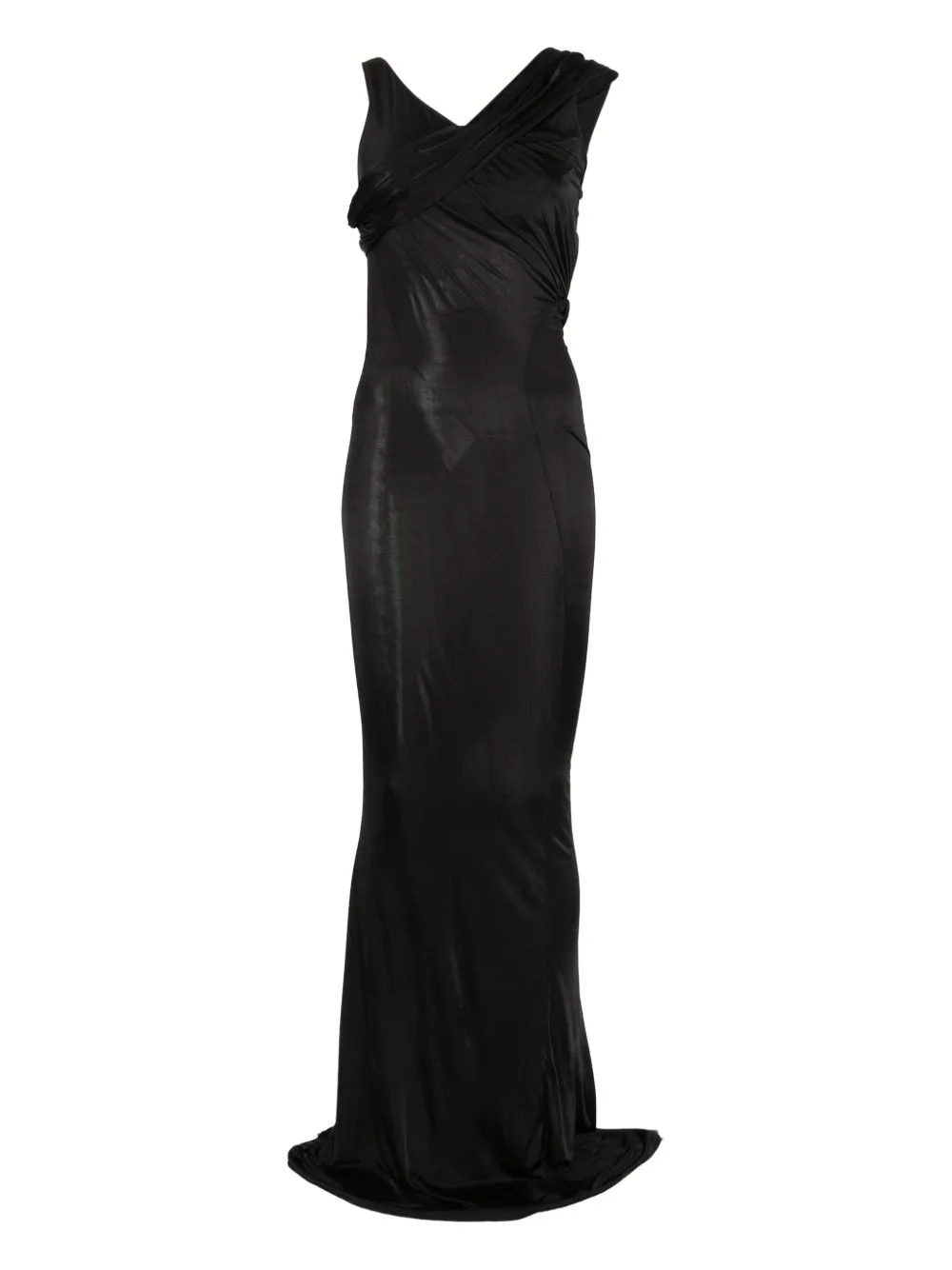 Draped Sleeveless Dress