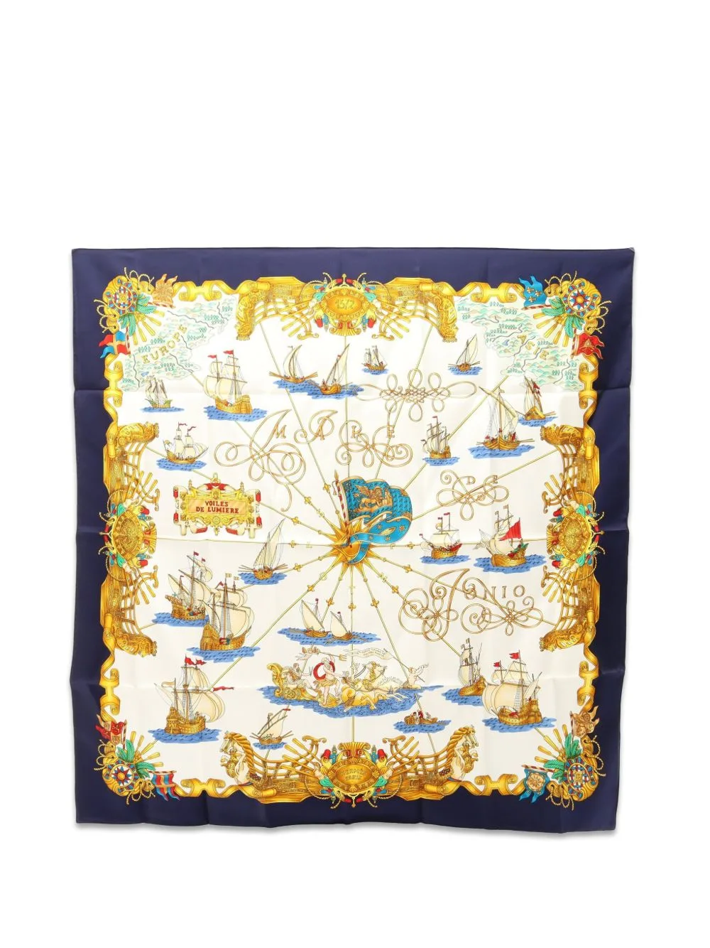2010s Voiles De Lumiere Silk Scarf