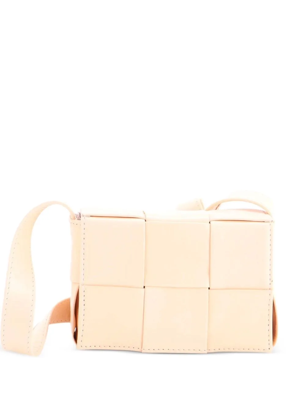 Cassette Maxi Intrecciato Leather Candy Crossbody Bag