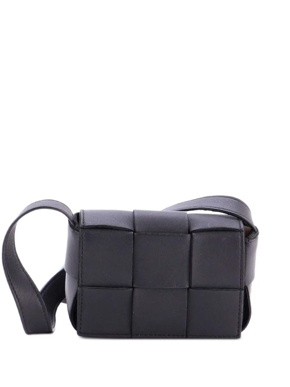 Cassette Maxi Intrecciato Leather Candy Crossbody Bag