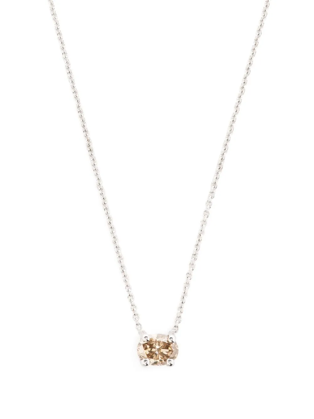 18kt White Gold Diamond Necklace