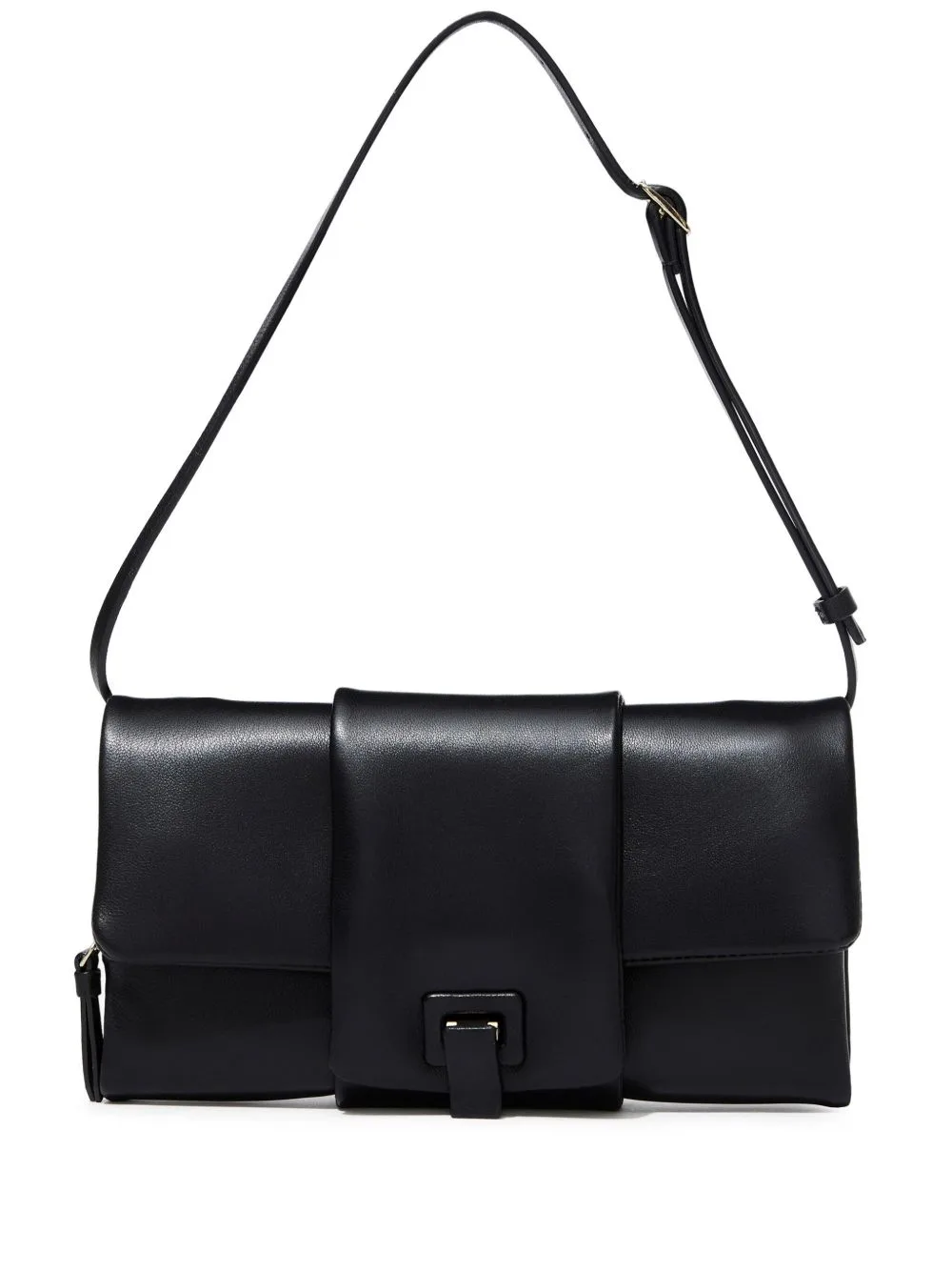 Flip Leather Shoulder Bag