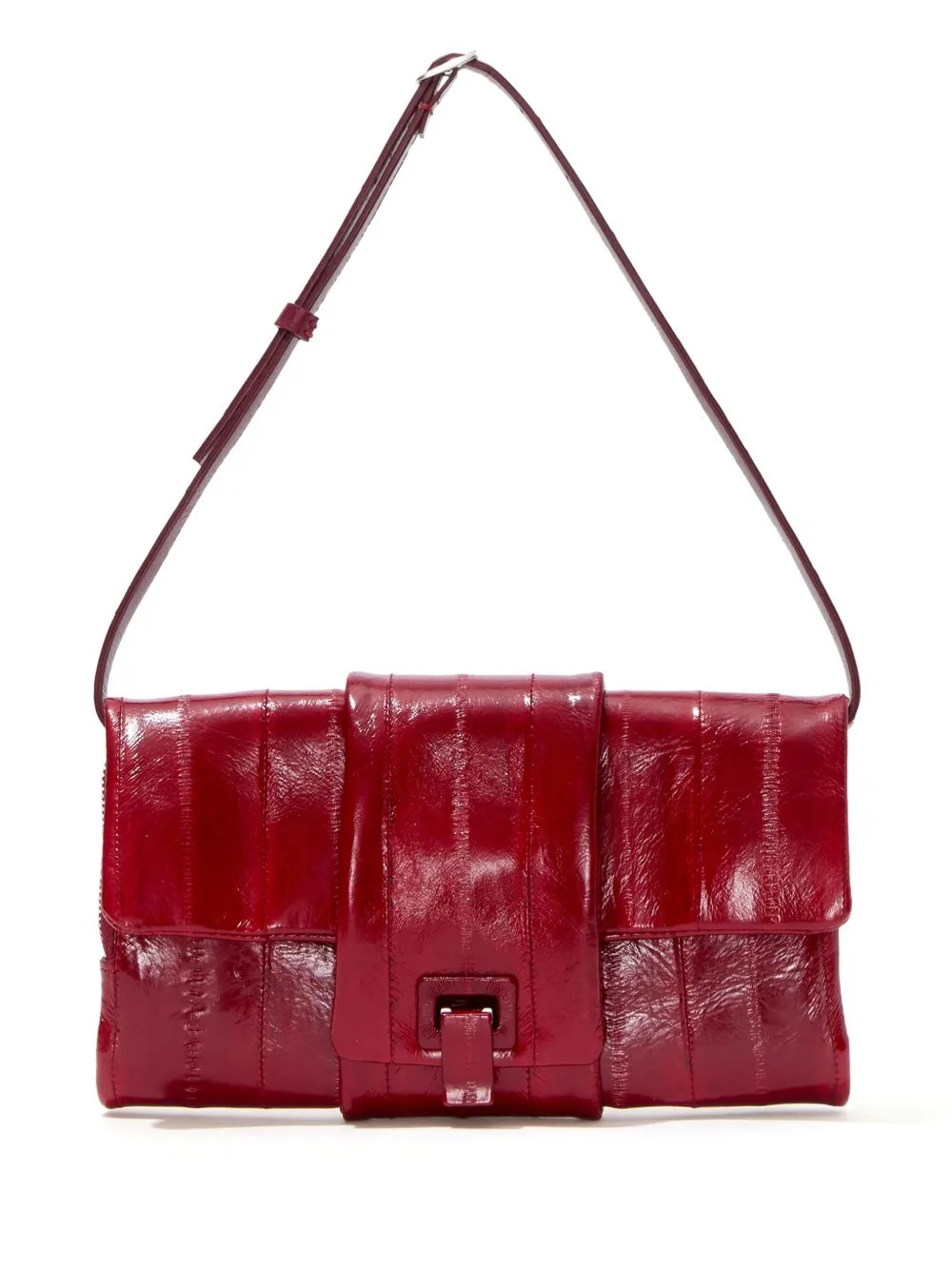 Flip Leather Shoulder Bag