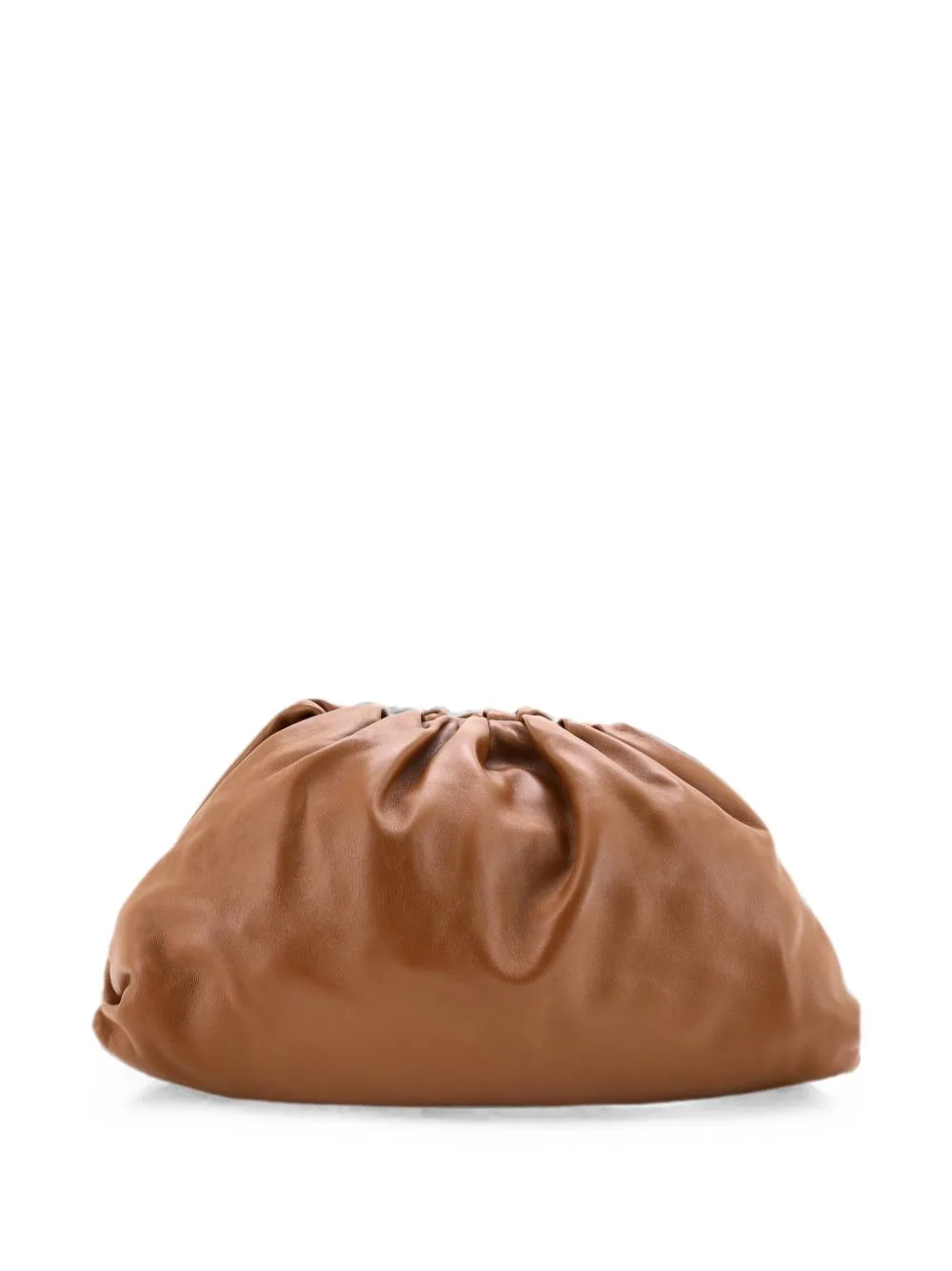 The Pouch Leather Clutch Bag by Bottega Veneta Pre-Owned