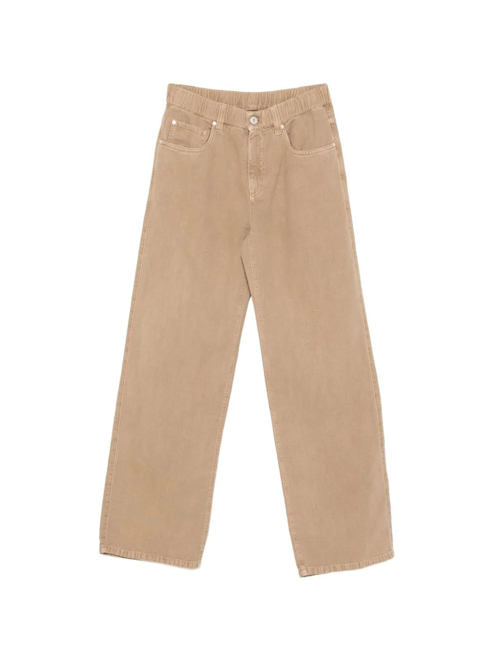 Elasticated-Waistband Trousers