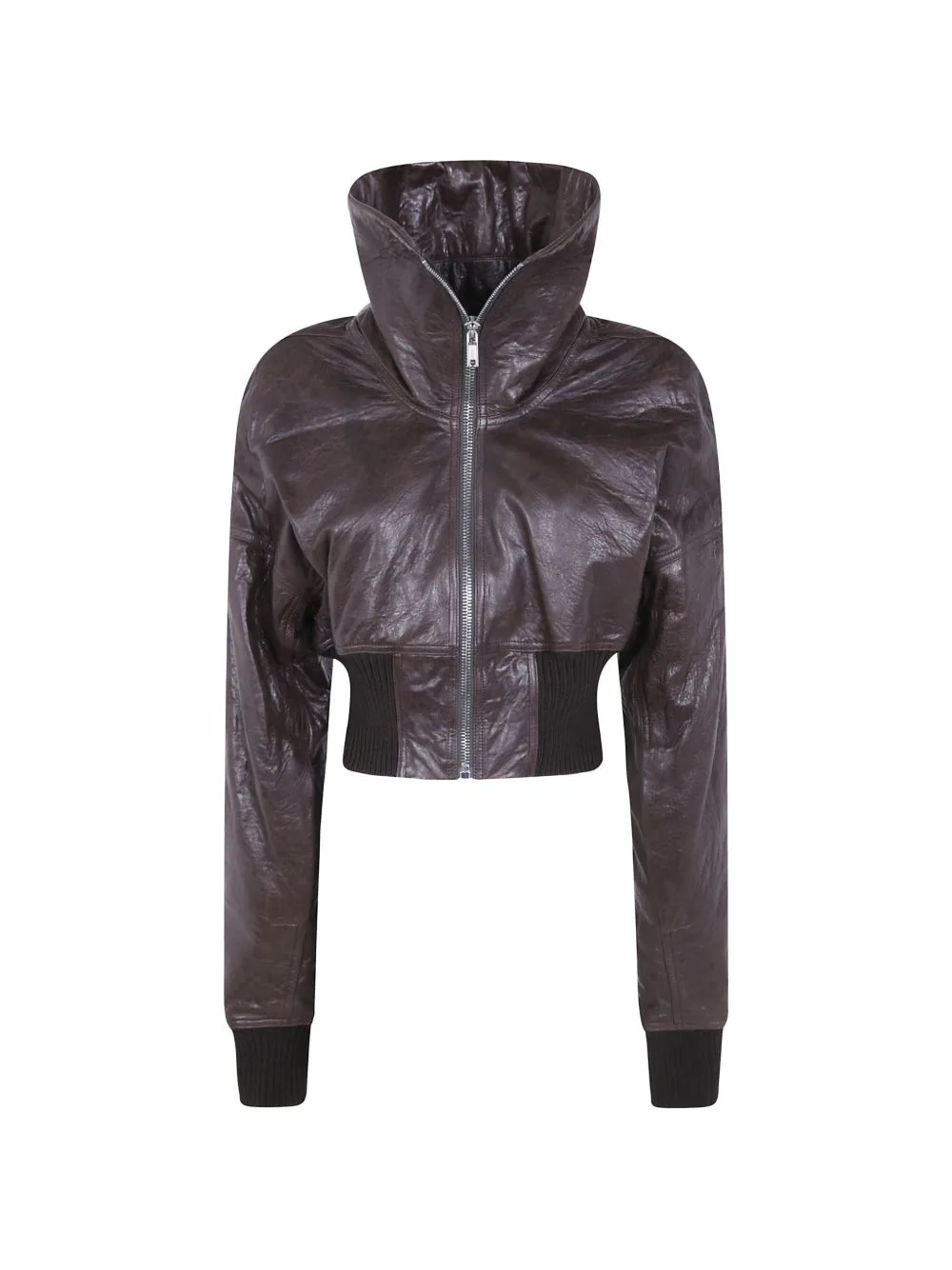 Dracuflight Cropped Leather Jacket