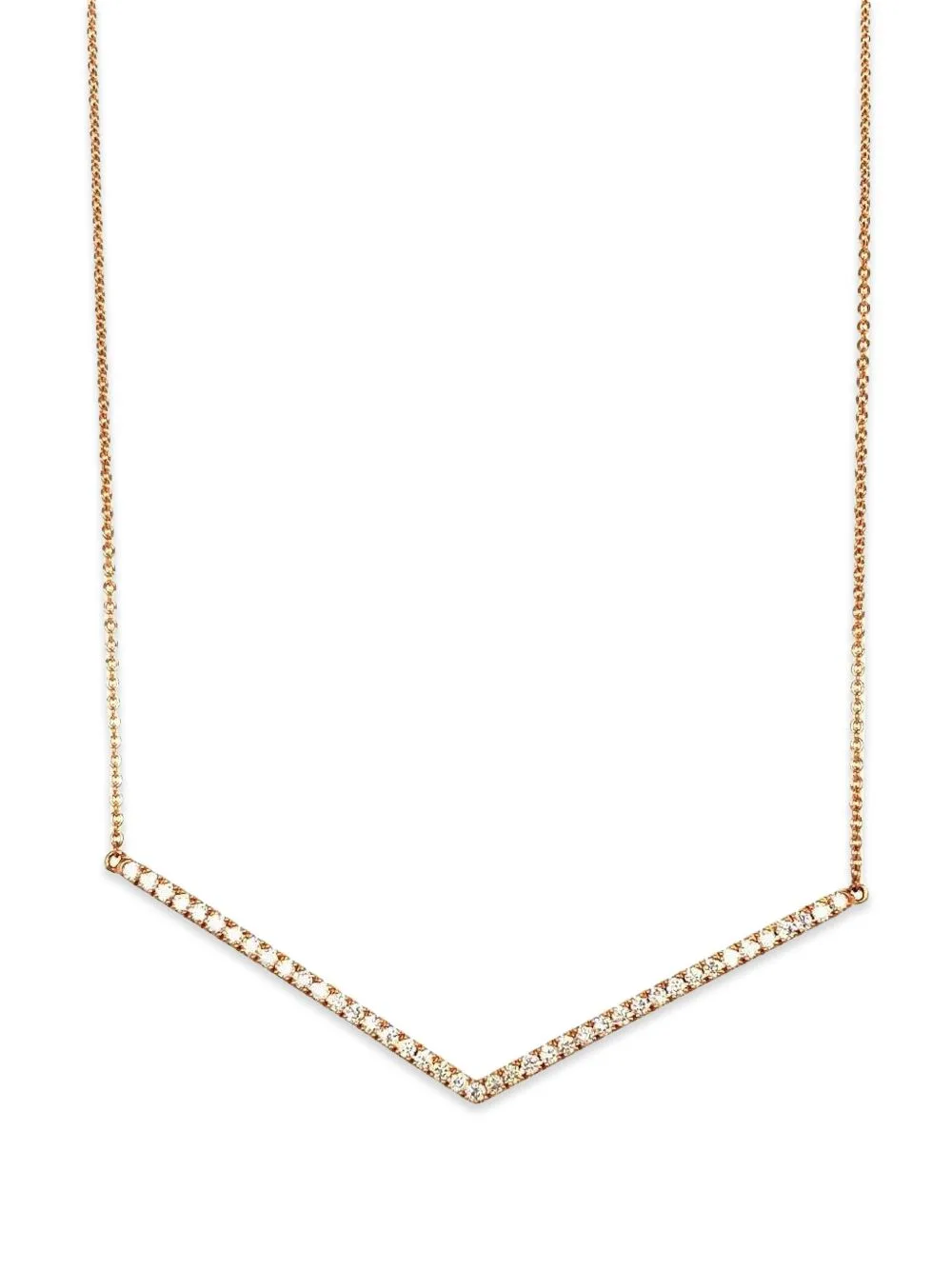 Chevron-Shape-Pendant Necklace