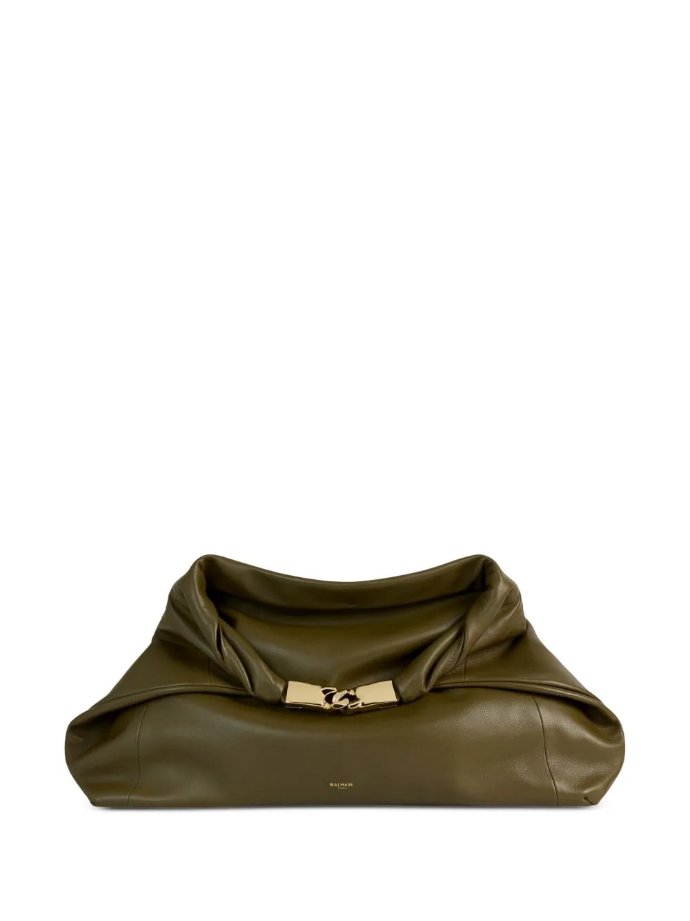 Dinner at 8 Medium Bag in Smooth Leather by Balmain