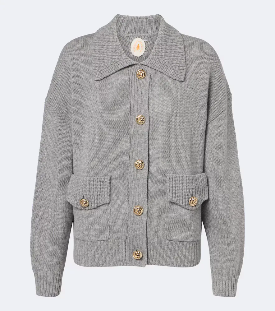 Wool and Cashmere Cardigan by Jardin des Orangers